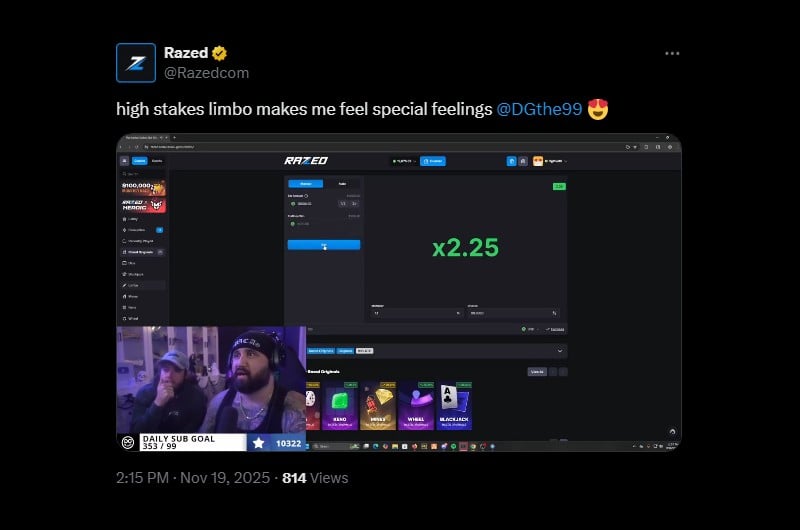 Twitter DGthe99 Razed Limbo Rampage